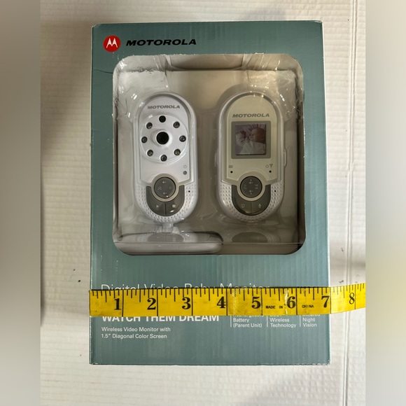 Motorola Digital Video baby Monitor 1.5’ LCD, 2-Way/ WIRELESS-NEW W/box no tags - Picture 10 of 11